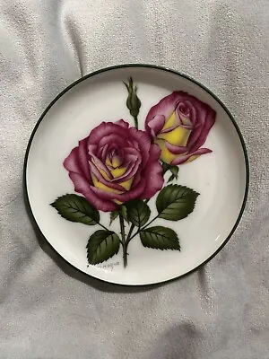 Buy Kaiser W Germany Bowl Red Rose Gold Trim 1531 Signed Plus 53 Excellent Condition • 15£