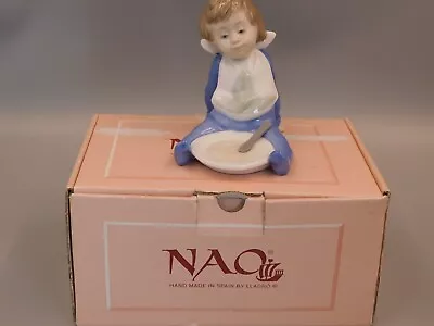 Buy Nao/lladro Bebe Con Lato Papilla, Baby With Plate Of Porridge Figurine, Boxed. • 14.99£