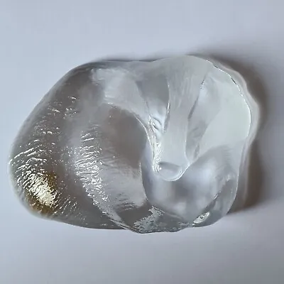 Buy Royal Krona Mats Jonasson Swedish Crystal Glass Badger Sculpture Paperweight • 15£