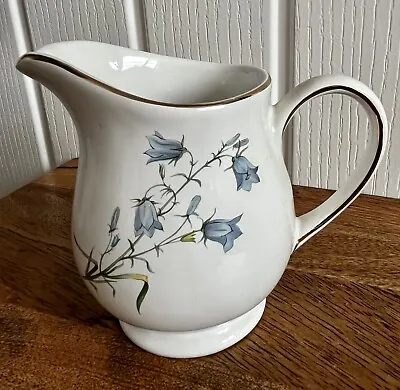 Buy Vintage James Sadler Pottery Creamer Jug Harebell Flowers Ironstone England 4.5” • 7£