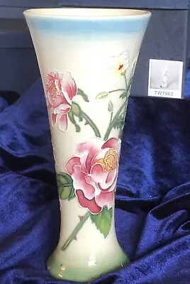 Buy BOXED OLD TUPTON WARE TW7902 VASE Rose & Foxgloves 7.5” Tall, Ex. Condition 3 • 20£