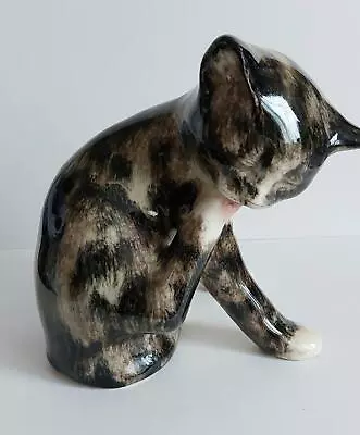 Buy Winstanley Cat Figurine   Number  26, Cat Licking Paw, In Excellent Condition • 35£