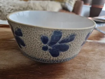 Buy Vintage French Faience Quimper Pottery Serving Bowl Side Dish Blue Ceramic 8  • 0.99£