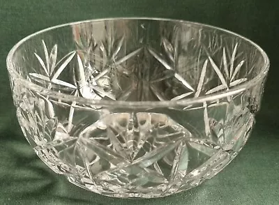 Buy Vintage Cut Crystal Glass Patterned Bowl Dish, Tableware, Serving, 10x7cm, VGC. • 8£