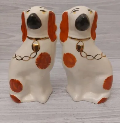 Buy Arthur Wood Staffordsire Ceramic Fire Dogs Vintage  • 15£
