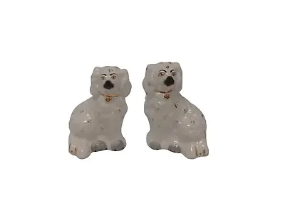 Buy Vintage X2 Beswick 6  King Charles Spaniels 1378-6 Ceramic Mantel British Made • 9.99£