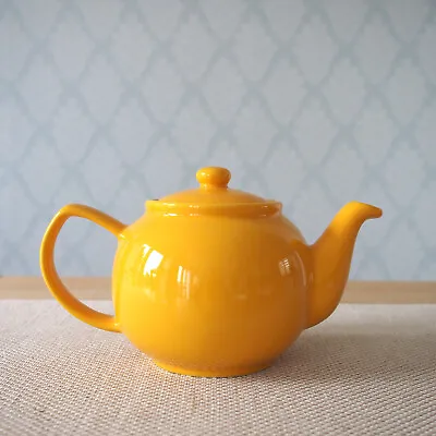 Buy 1100L Ceramic Mustard Teapot Price And Kensington Teapots Family Teapots • 18.99£