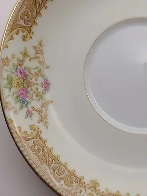 Buy VTG NORITAKE China Occupied Japan SAUCER Gold/Roses SOLD AS REPLACEMENT • 5.40£