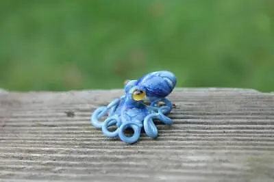 Buy Small Glass Octopus Glass Figurine Miniature Octopus Little Glass Animals Murano • 13.02£