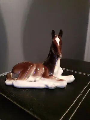 Buy Vintage Ussr  Porcelain Horse Foal Figurine Lomonosov St Petersburg Factory • 16£