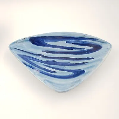 Buy Dennis Lucas Hastings Pottery Dish Blue Bowl 1960s Mid Century Studio • 12£