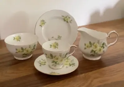Buy Vintage Duchess Bone China Tea Set ~ Tea For One 5 Piece ~ Sharron Pattern. • 25£