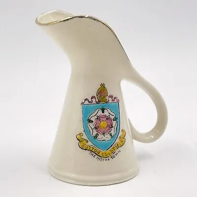 Buy Vintage Savoy Crested China Souvenir Jug - Sutton Coldfield - The Royal Town • 10£
