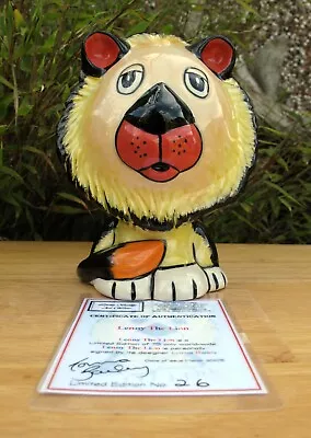 Buy Lorna Bailey Lenny The Lion Limited Edition 26/75 March 2005 Certificate COA • 85£