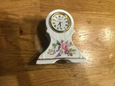 Buy Vintage Aynsley 'Howard Sprays'  Fine Bone China Mantle Piece Clock  (to Fix) • 14.50£