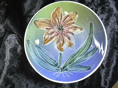 Buy Jo Lester Isle Of Wight Pottery 1950s 1970s Flower Trinket Bowl Pin Dish 4 3/4  • 25£