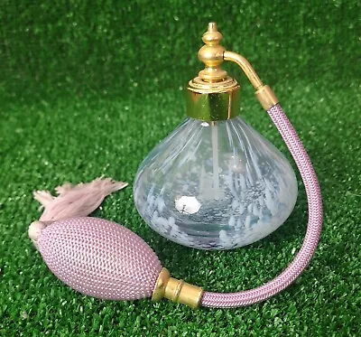 Buy Caithness Glass Perfume Atomizer Purple Colour • 15.95£