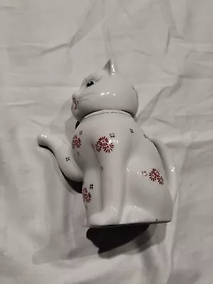 Buy CHINOISERIE PORCELAIN  LUCKY CAT  Mini Teapot Cute Asian Hand Painted Adornments • 21.31£