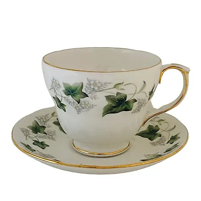 Buy Duchess Ivy Breakfast Cup & Saucer White Green Fine Bone China Teacup Coffee • 11.24£