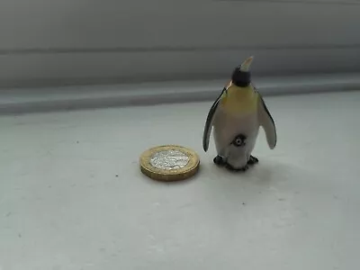 Buy Penguin   -pottery- Beautiful Unusual Miniature King Or Emperor  Penguin & Chick • 4.90£