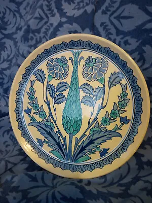 Buy Vintage Hand Made & Hand Painted Altin Gini Turkish Pottery Plate • 25£