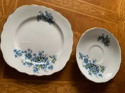 Buy Royal Vale Forget Me Not Saucer And Small Plate • 8£