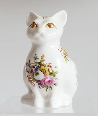 Buy Hammersley Howard Sprays Design Fine Bone China Seated Cat Ornament • 12.99£