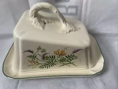 Buy Royal Winton Country Diary Collection- Cheese Lidded Dish-cream Floral China Vgc • 4.99£