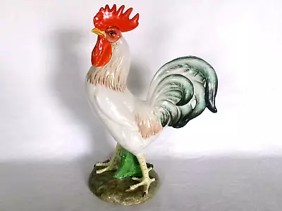 Buy Vintage ZACCAGNINI POTTERY 13   ROOSTER FIGURINE - 1938-1958 In ITALY • 96.04£