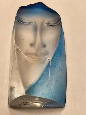 Buy Mats Jonasson Crystal Masq Batzeba Art Glass 3 Inches Tall  Cracked • 9.86£