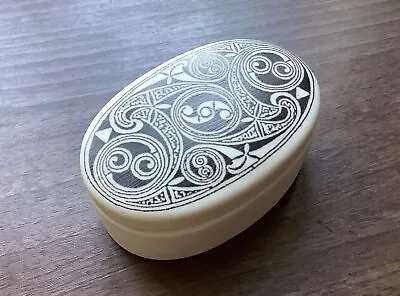 Buy Horizon Porcelain Scotland Small Lidded Trinket Pot - Celtic Design - 2x3x1.5” • 4.50£