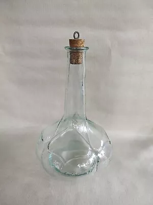 Buy Vintage Bormioli Country Glass Decanter Unusual Design • 12£