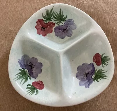 Buy Radford, England, Handpainted Anemone Dish With Three Sections • 9.99£