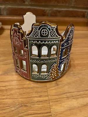 Buy Bath & Body Works Land Of Sweets Ceramic Gingerbread House 3 Wick Candle Holder • 36.86£