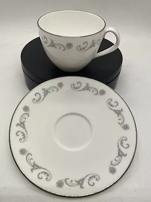 Buy Vintage Royal Worcester Bridal Lace Bone China Cup And Saucer, 1963 … 8 Sets • 18£