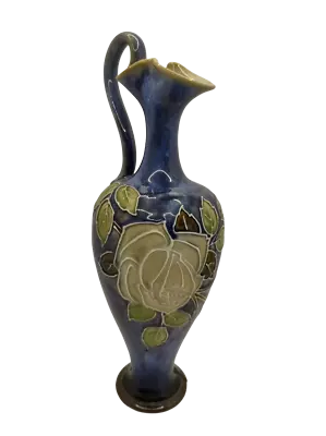 Buy Royal Doulton Mottled Blue Rose Ewer Vase By Bessie Newbery • 69.99£