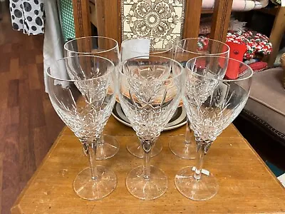 Buy Royal Doulton Cut Glass Wine Glasses- Set Of 4 Large • 45£