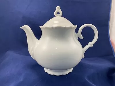 Buy MZ Czechoslovakia White Porcelain Teapot .5l • 36.50£