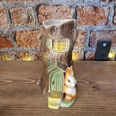 Buy Vintage Withernsea Eastgate Pottery Fauna Forest Creatures Vase Rabbit Home • 9.99£