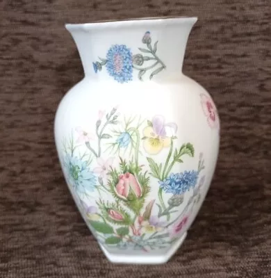 Buy Aynsley China 'Wild Tudor' Vase 5in Tall (B51) • 14£