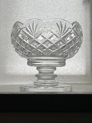 Buy Drogheda / Merano Pattern Footed Bowl Waterford Cut Glass Crystal Candy Heavy • 74.95£