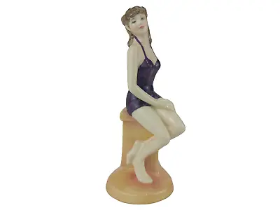 Buy Royal Doulton Figurine Taking The Waters HN4402 Bather Collection Limited Ed • 149.99£