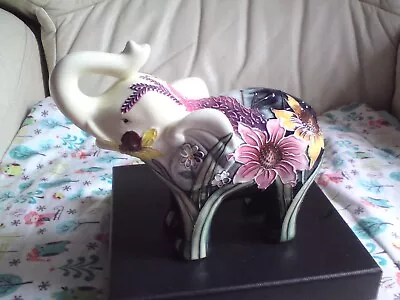 Buy Old Tupton Ware Floral Ceramic Elephant Figurine,15 CMS HIGH. • 39.99£