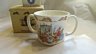 Buy Vintage Royal Doulton: Bunnykins 2 Handled Mug W/original Box • 8£