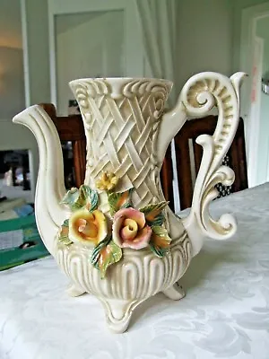 Buy Large Capodimonte Jug / Vase, 9 Inches Tall • 9.99£
