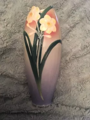 Buy Franz Porcelain Daffodil Vase FZ00005 19cm High. • 35£