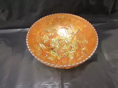Buy Vintage Carnival Glass Serving Bowl Fruit Bowl Decorative  Inside • 14.99£
