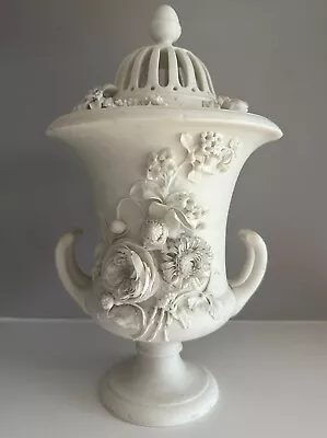 Buy Rare Fine Large Antique Parian Porcelain Potpourri Vase And Cover C1860 Alcock? • 22£