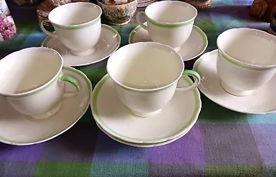 Buy Foley Heathcote Set Of 5 Cups And Saucers • 5£