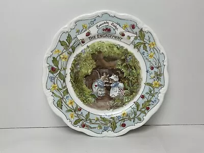 Buy Royal Doulton Brambly Hedge The Engagement Plate Superb 21cm 2nd • 19.99£